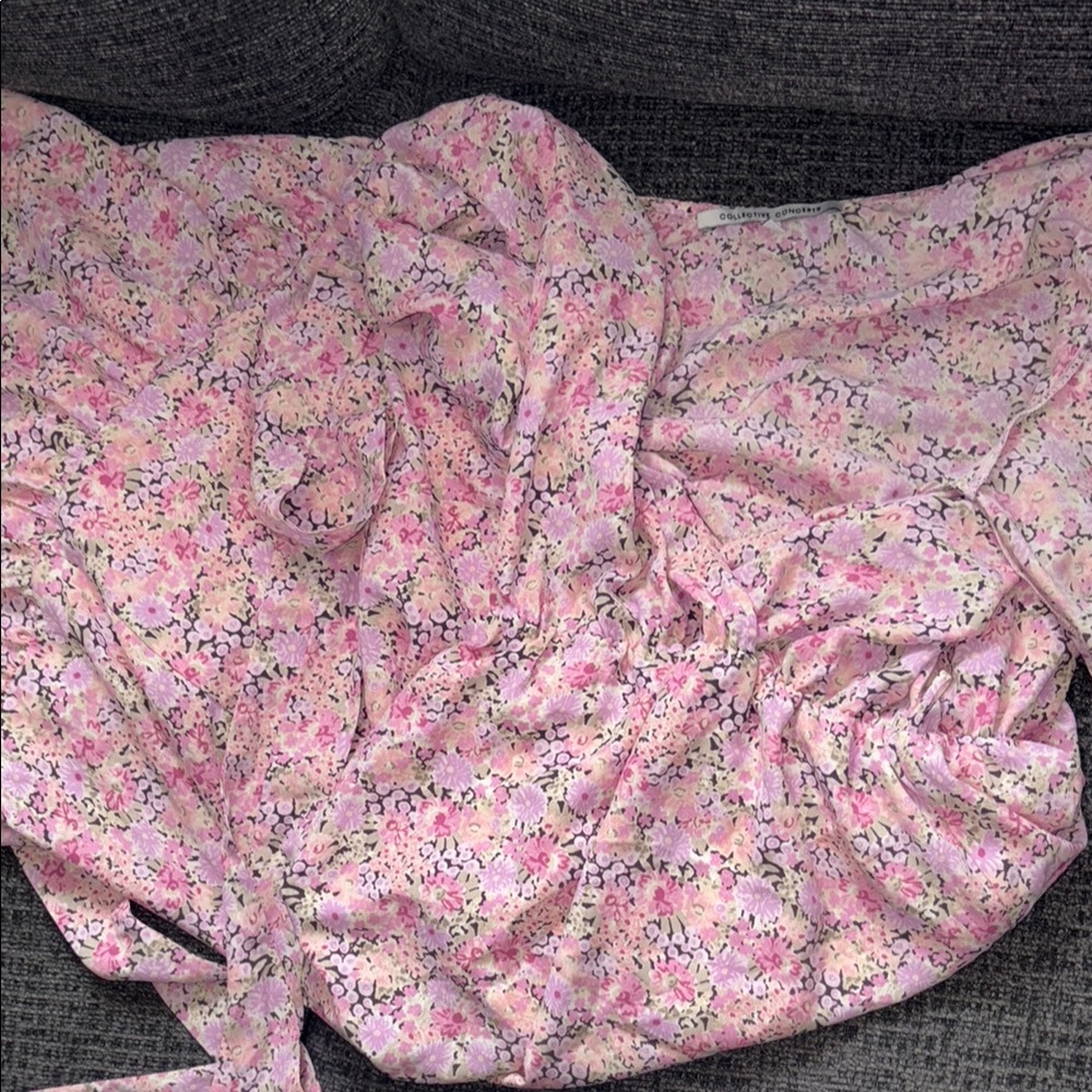 Collective Concepts Pink Floral Dress